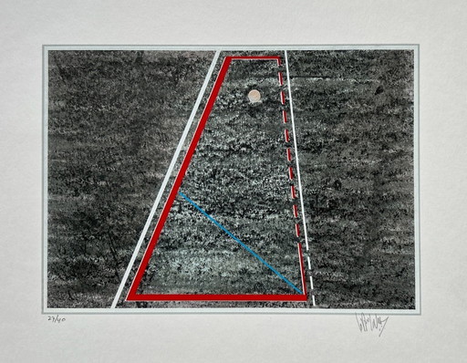 Serigrafía de Wout van der Vet