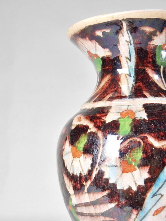 Image 1 of Pottery Ceramic Vase Karakashian-Balian Xix-Xxe Ohanessien Iznik