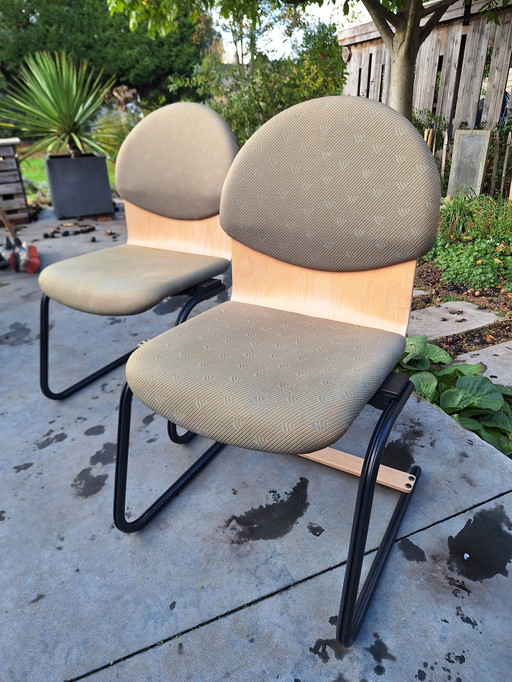 2x Poltrone di design di Albert Stoll per Giroflex