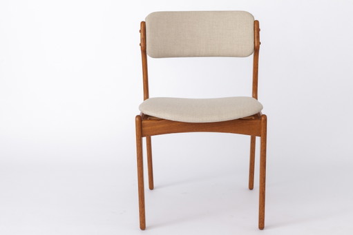 1 Van 8 Erik Buch Stoel 1960S Deens Teak Vintage
