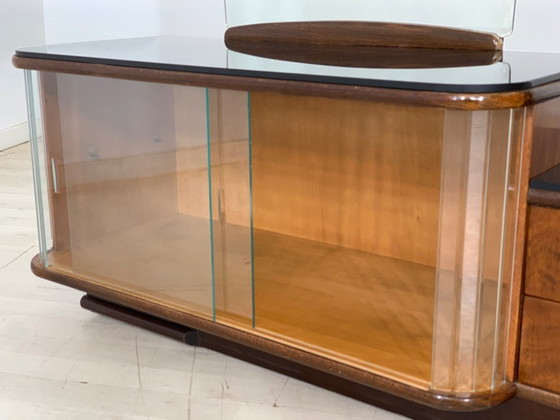 Image 1 of Art Deco mirror chest of drawers Hallway cupboard Bedroom cupboard