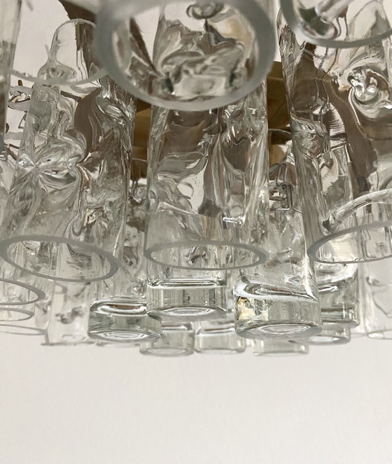 Image 1 of Suspension vintage Doria Leuchten des années 70