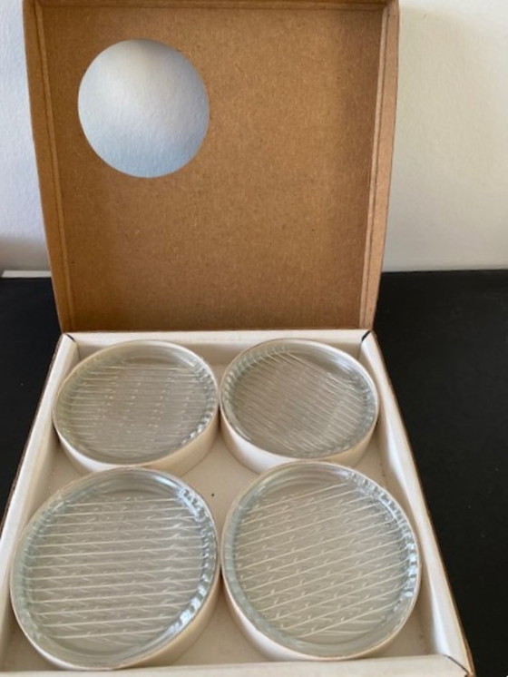 Image 1 of Leerdam Floris Meydam 12 Beautiful Sleek Coasters Libra