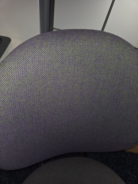 4 x Gispen 302XL chairs, Dining chairs, Wool, Textile, Black (photo 4 of 5)