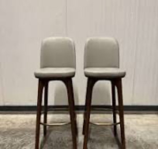 Tabouret de bar utilitaire à dossier haut Stellar Works (lot de 2)