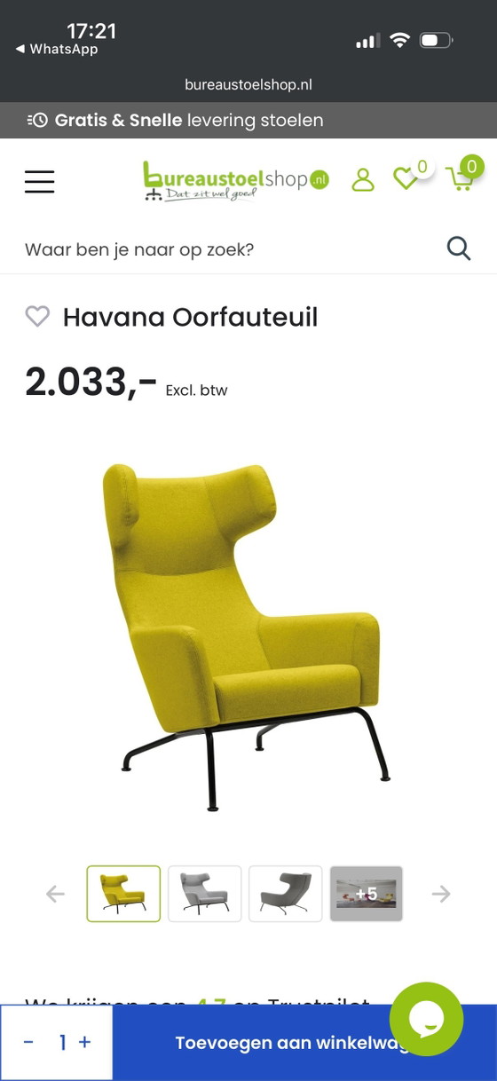 Image 1 of Originele Havana oorfauteuils | Designklassieker