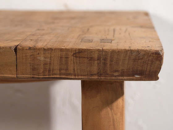 Antieke salontafel (ca. 1900) #4, Hout, Bruin, Rustic (foto 22 van 22)