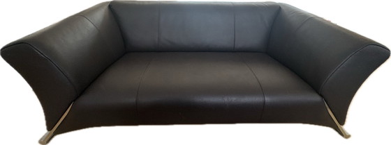 Image 1 of Canapés Rolf Benz 322 2,5 et 3 places en cuir marron foncé