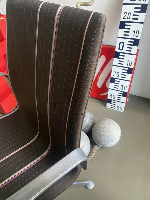 1x Silla de oficina giratoria Arne Jacobsen Fritz Hansen Oxford Paul Smith cuadrada