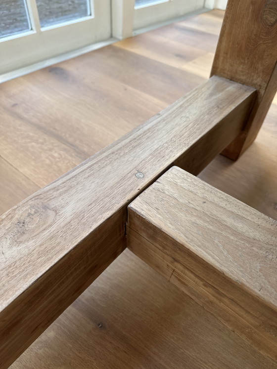 Solid Oak Dining Table 280x100cm – Wood (photo 11 of 11)