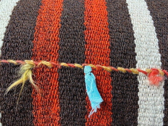 Image 1 of Housse de coussin unique en kilim et tapis – 120 x 40 cm