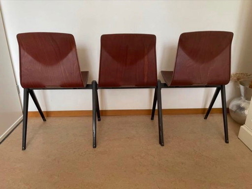 3x Galvanitas S22 chairs