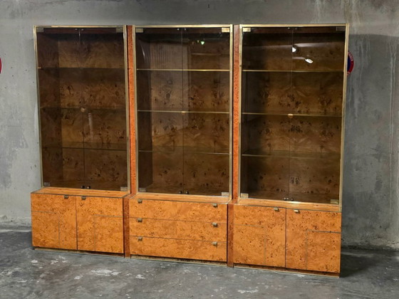 Image 1 of Set vitrines ontworpen door Jean-Claude Mahey voor Roche Bobois, 1970.