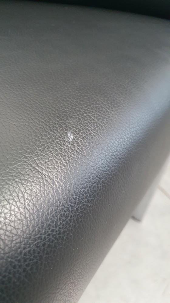Image 1 of Asienta Design Sofa 3Z Black Leather Wilkhahn Jehs & Laub 2019