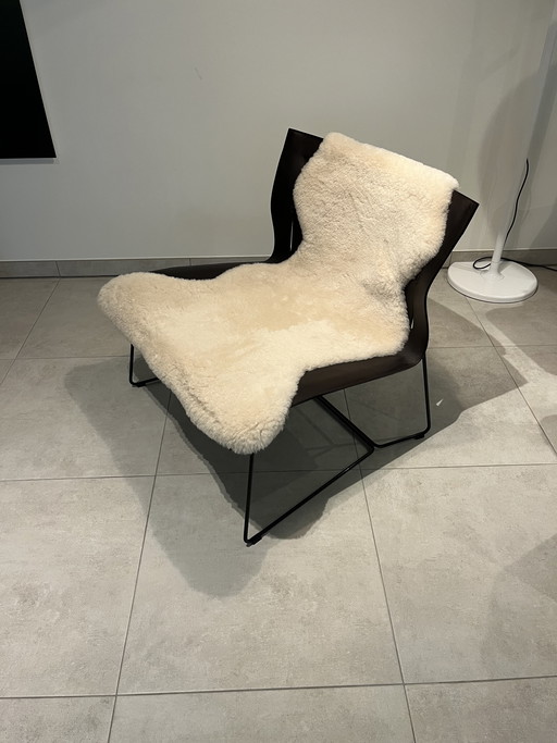 Fauteuil lounge Walter Knoll Cuoio - cuir sellier