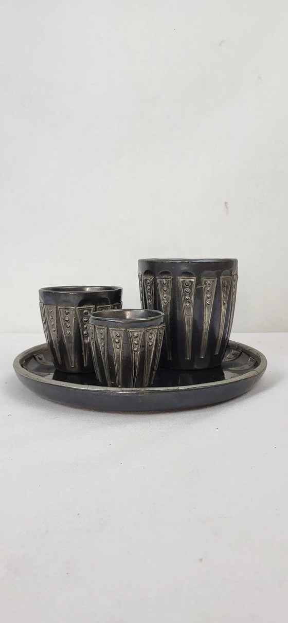 Vasi e vassoio Art Déco – Accessori da tavola, Porcelain, Ceramic, Art Deco (photo 2 of 7)
