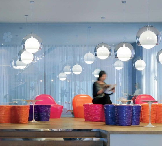 Image 1 of LARGE “SCONFINE SFERA” PENDANT BY MATTEO THUN FOR ZUMTOBEL