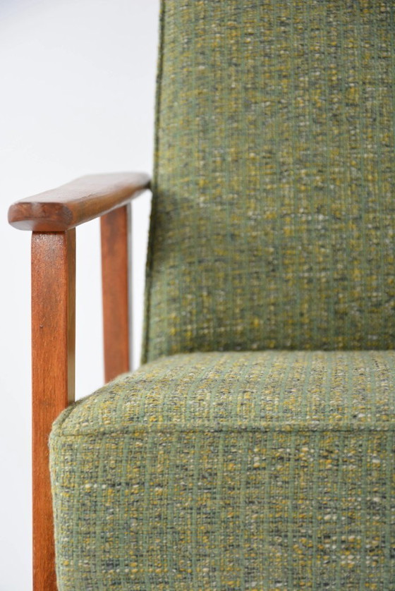 Image 1 of FOX fauteuil in gemêleerd groen
