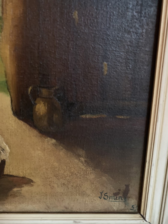 Image 1 of Olieverf schilderij 