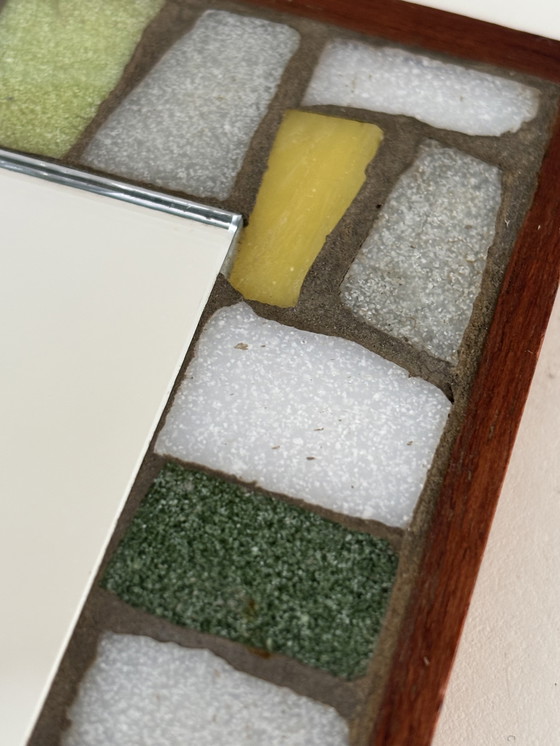 Image 1 of Vintage mozaïek spiegel jaren 80