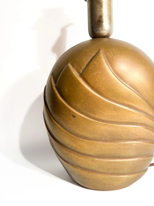 1970s Bronze Table Lamp by Esa Fedrigolli – verlichting, Mid Century Modern (photo 2 of 12)