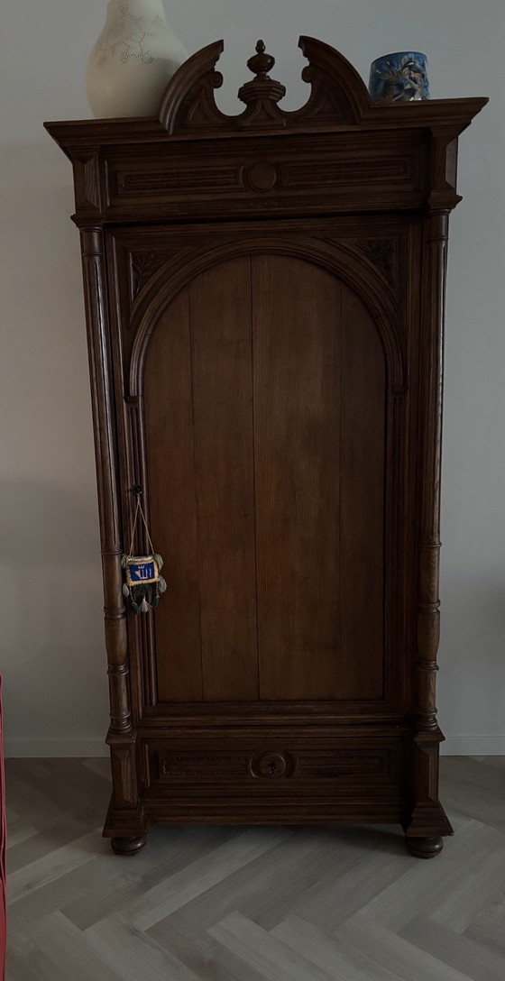 Armoire Art Nouveau/Jugendstil antique – antiek, Armoires de rangement, Bois (photo 2 of 8)