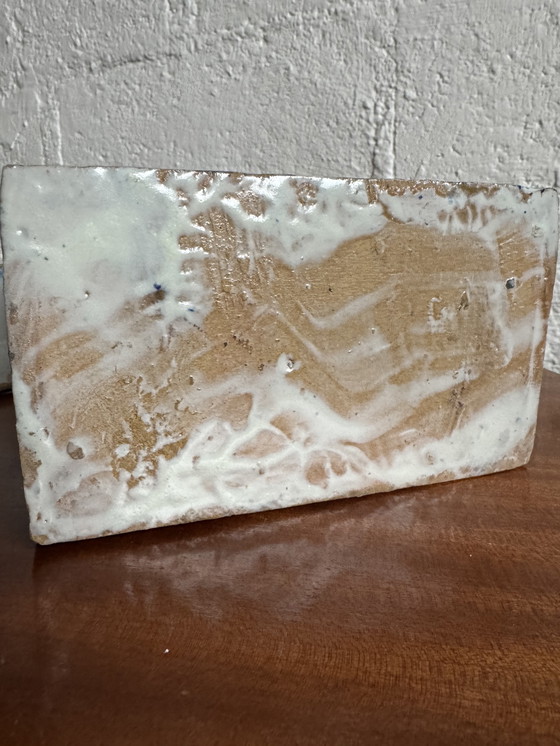 Image 1 of Antique Moroccan ceramic inkwell for illuminators