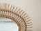 Specchio da parete ovale vintage in rattan, anni '70 – Glass, Organic Modern (photo 4 of 10)