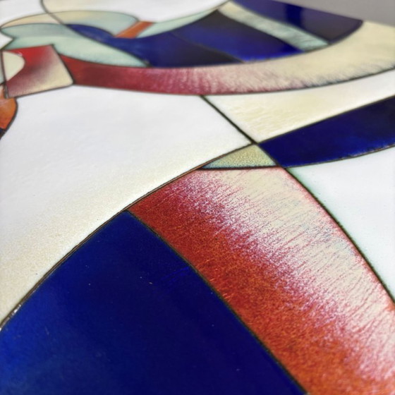 Image 1 of Obra de arte titulada «Strawinsky», cerámica sobre esmalte, Jan de Valk, 1991.