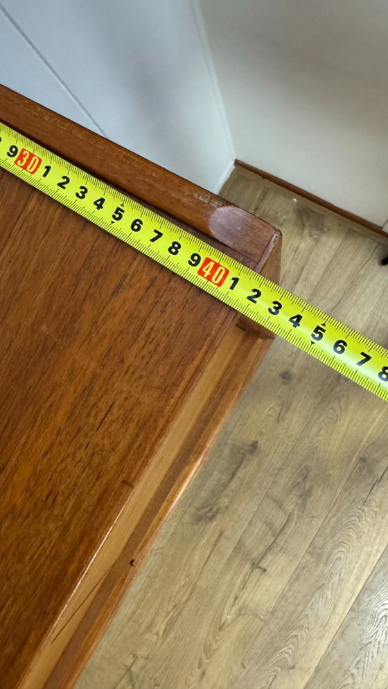 Image 1 of Vintage teak highboard, tall cabinet