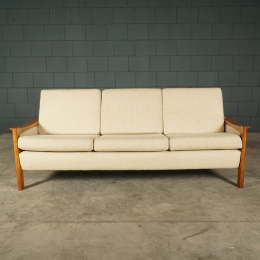 Canapé trois places vintage danois – teck – années 1960