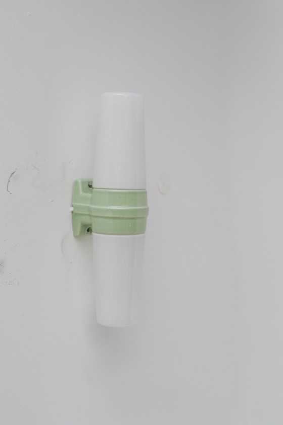 Vintage porseleinen badkamerlamp van Sigvard Bernadotte voor Ifö 1960 – Wandlampen, Porcelain, Scandinavian (photo 4 of 12)