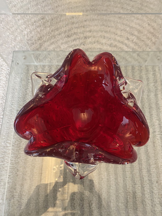 Image 1 of Vintage Murano asbak/snuisterijenbakje van Sommerso