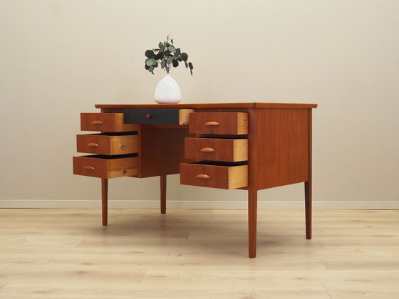 Image 1 of Schreibtisch aus Teakholz, dänisches Design, 1970er Jahre, Produktion: Dänemark