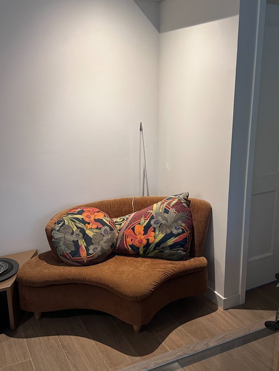 Image 1 of canapé (2 parties) avec pouf et coussins