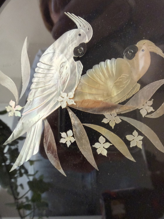 Image 1 of Cornice vintage con intarsio in madreperla