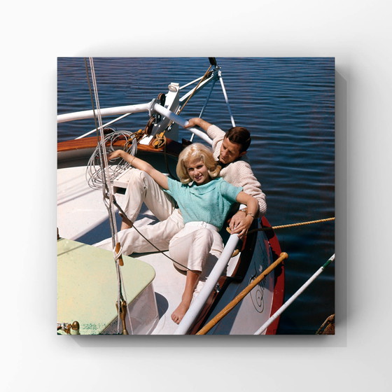 Image 1 of 1x Obra de Arte - Vela, Kaag (Países Bajos) 1962 color analógico