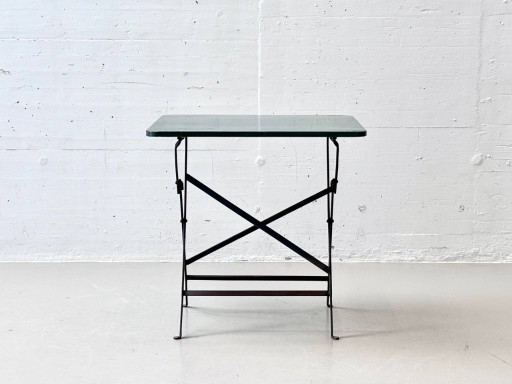 Folding metal garden tables, 1950s