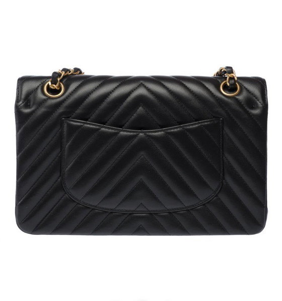 Image 1 of Borsa CHANEL Timeless/Classique en Cuir Noir - 103310