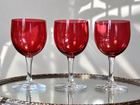 3 Bicchieri Baccarat Balloon Model Reg Crystal Signed – Bicchieri e caraffe (photo 4 of 10)