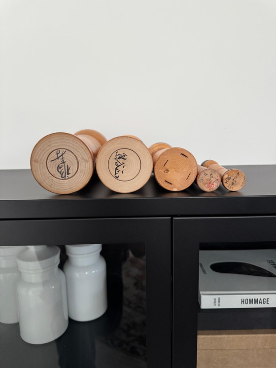 Image 1 of Set of vintage kokeshi