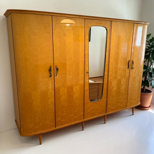 Vintage 5-türiger Kleiderschrank