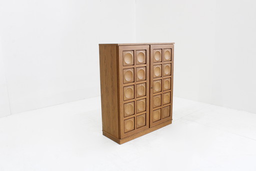 Armoire vintage brutaliste 1970 Gerhard Bartels