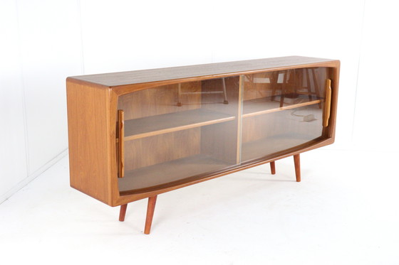 Image 1 of Credenza Dyrlund Vitrine Credenza 'Simested' vintage