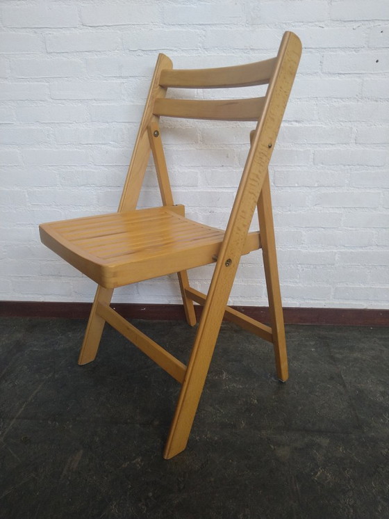 Image 1 of 4x sedie pieghevoli CTC in legno di faggio