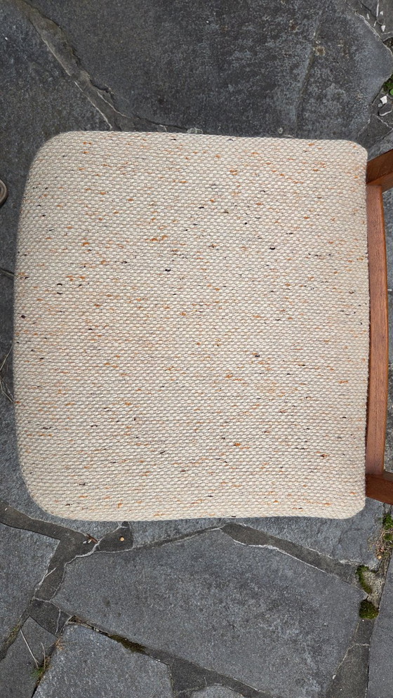 Image 1 of 6 dining room chairs Benze Sitzmöbel, teak, vintage, newly upholstered