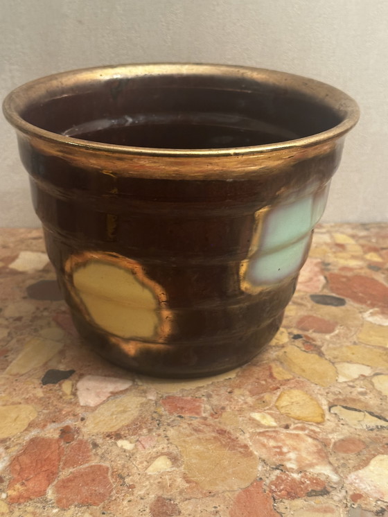 Image 1 of Vintage keramische plantenpot / Vintage keramische plantenpot