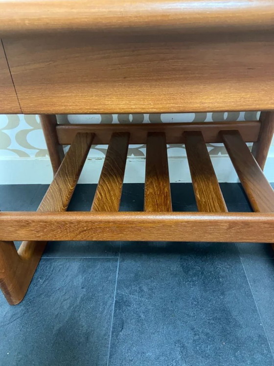 Image 1 of Tavolino da caffè in teak Dyrlund con cassetto