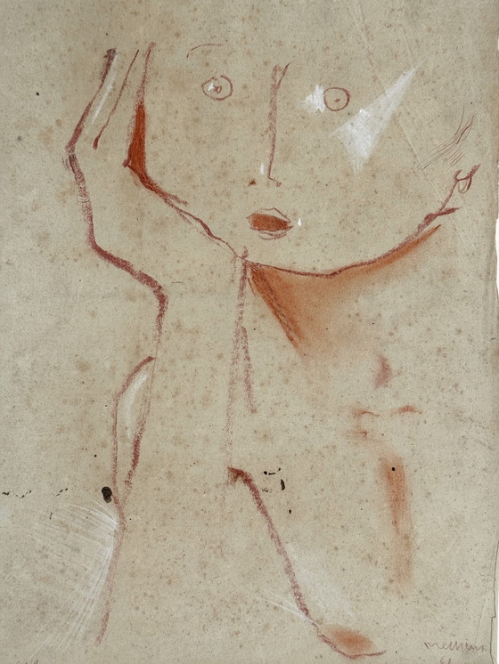 Image 1 of Robert Detheux "Il sognatore" dipinto nel 1961