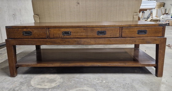 Image 1 of Salontafel Eichholtz Military English Oak